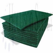 Green Scouring Pads 9"x 6" (150mm x 230mm)